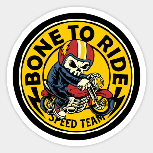 Skeleton rider Sticker